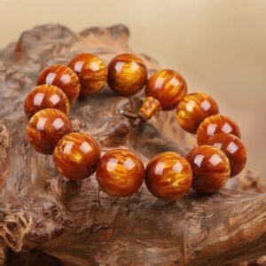 Golden Sea Willow Success Positive Bracelet Mala