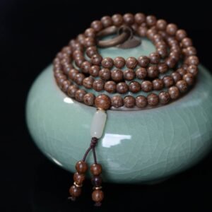108 Mala Beads Rosewood Jade Calm Bracelet